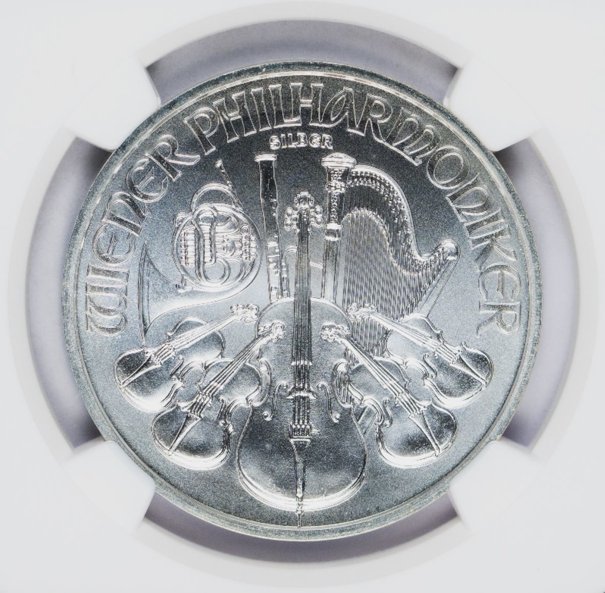 NGC☆2016 MS69 オーストリア 銀貨 古めかしく 1.5E ウィーンフィル 