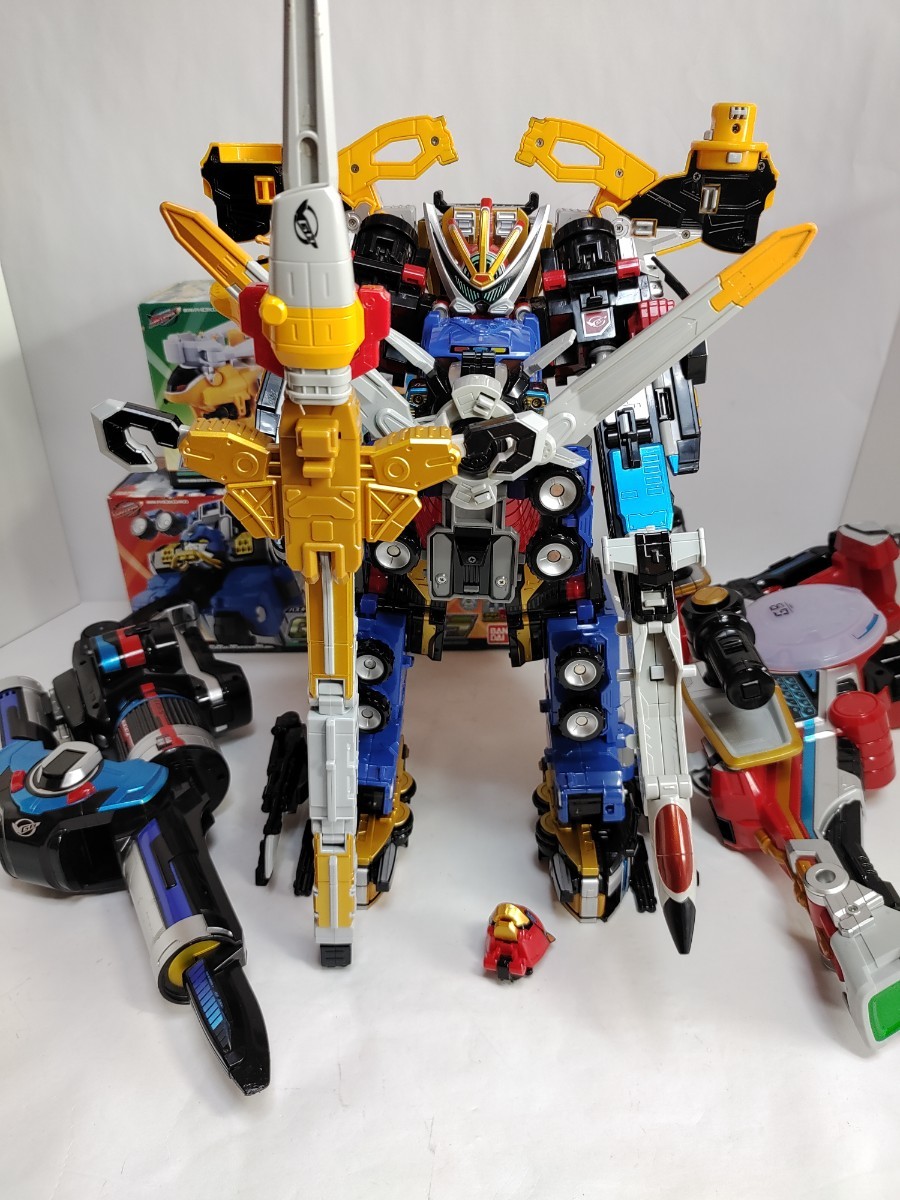 ゴーバスターズ グレートゴーバスター 戦隊 ロボ シリーズ おもちゃ 大量セット ロボット 玩具 超合金 武器 当時物 アニキ 水木一郎 声