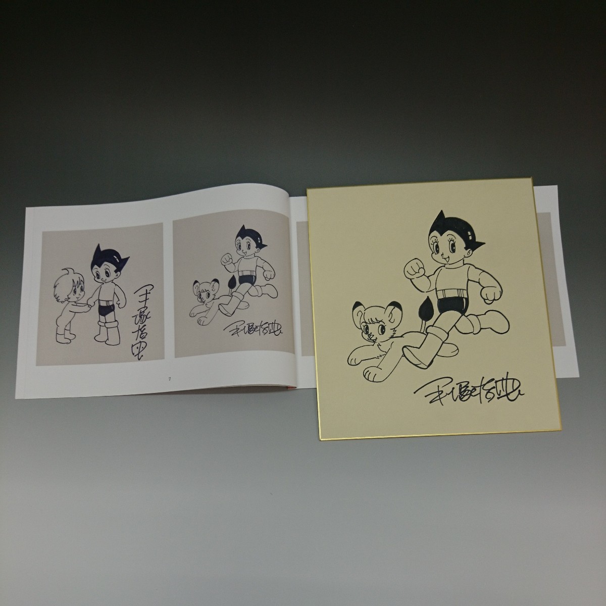 手塚治虫 サイン色紙｜鉄腕アトム｜アニメと漫画の専門店 Naga