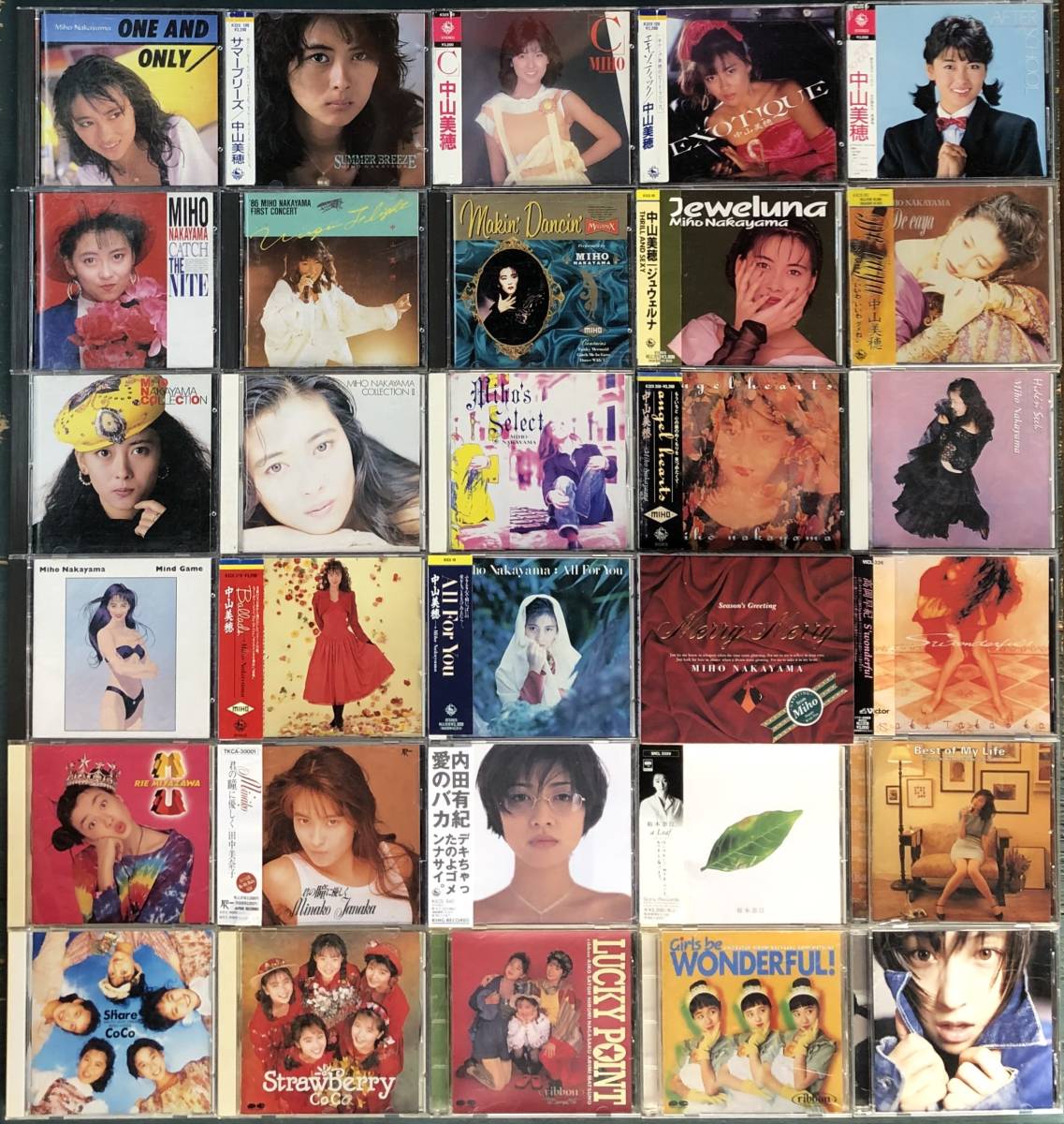 中山美穂、小泉今日子、松田聖子、森高千里　50枚セット　ジャンク！ 松田聖子，中森明菜，小泉今日子，森高千里，中山美穂，工藤静香