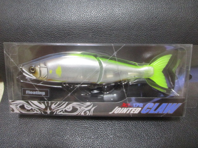 （F1020)　ガンクラフト　ジョインテッドクロー178F　ほぼほぼGMチャート　新品未使用！