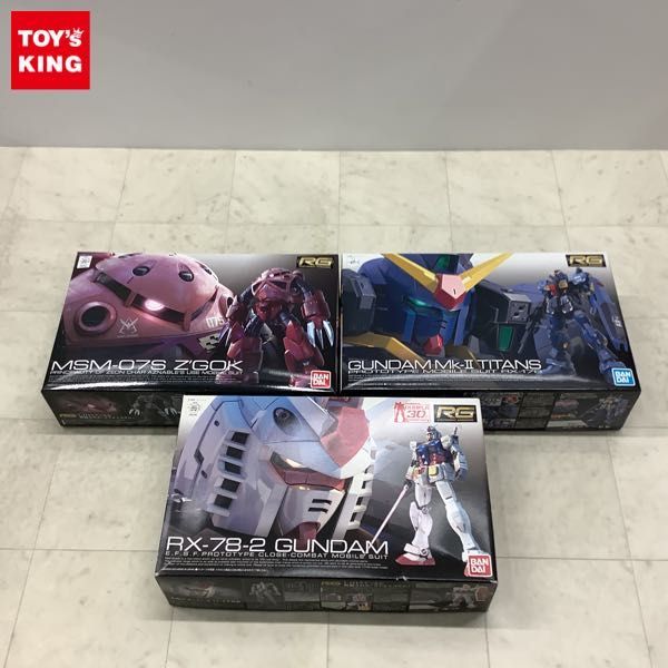 大得価，正規品 1円〜 RG 1/144 ガンダム Mk-II ティターンズ仕様 シャア専用ズゴック 等(ガンダム)｜売買されたオークション情報、yahooの商品情報をアーカイブ公開 - オークファン その他