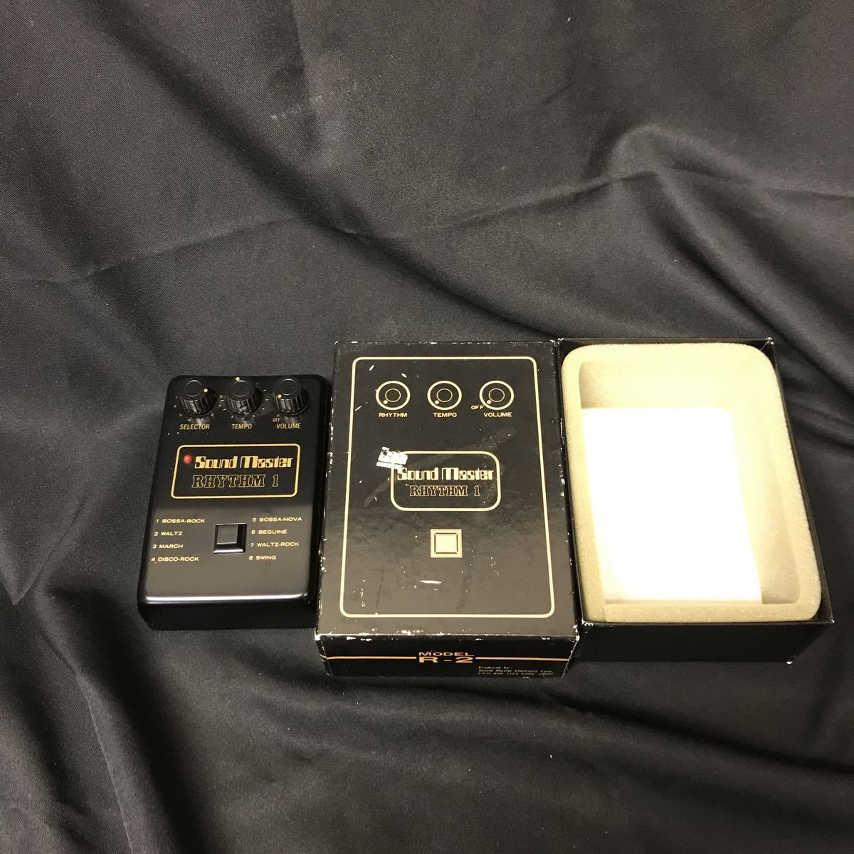 リズムマシン　sound master サウンドマスター　RHYTHM1 モデルR-2 日本製　☆ジャンク品