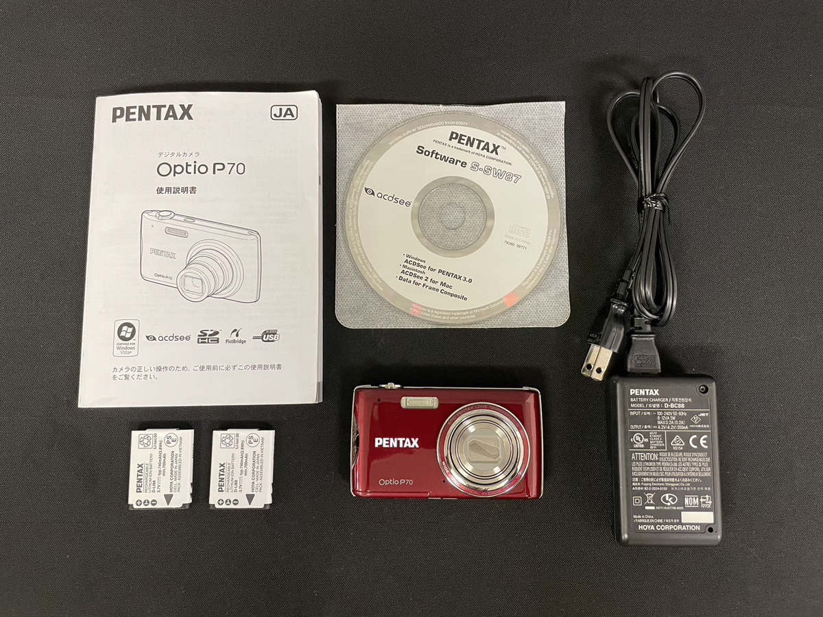 ☆PENTAX/ペンタックス コンパクトデジタルカメラ Optio P70☆スリム 