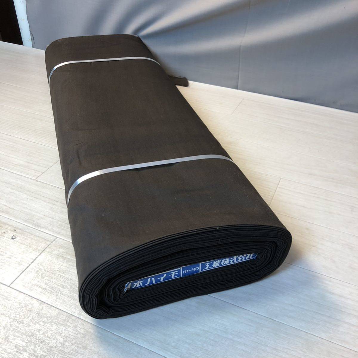 O408】生地　ダブル　ダブル生地　ブラウン　茶色　リメイク 手工芸　無地　ハンドメイド　服飾　洋服　ワンピース　スカート