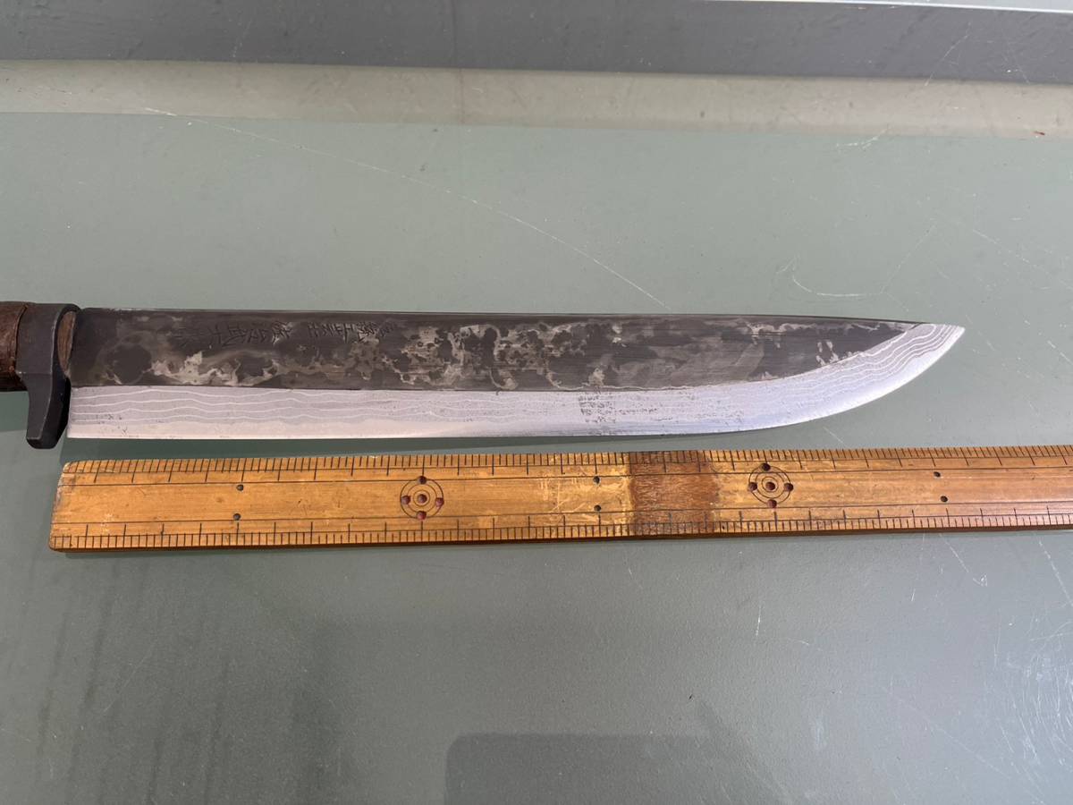 和式ナイフ 佐治武士作 175 信長白紙甲状 和式ナイフ 佐治武士作