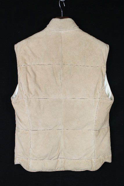 97 ブルネロクチネリ BRUNELLO CUCINELLI スエード ダウンベスト
