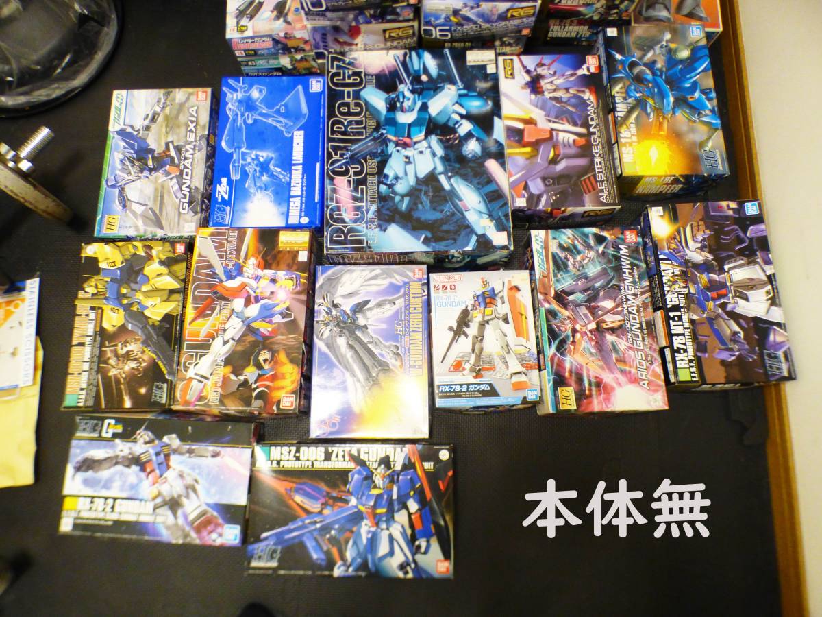 ガンプラ 組立済 まとめ 33体セット + 空箱一部部品取り等 ジャンク HG 