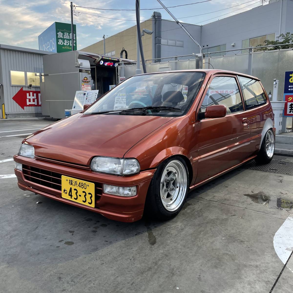 ホンダ トゥデイ JW3 ［JW1顔移植］検有/4MT/キャブ ⚠️納車8月中旬 ホンダ トゥデイ JW3 角目 ハミング 4MT 車検付き カスタム車 車高短