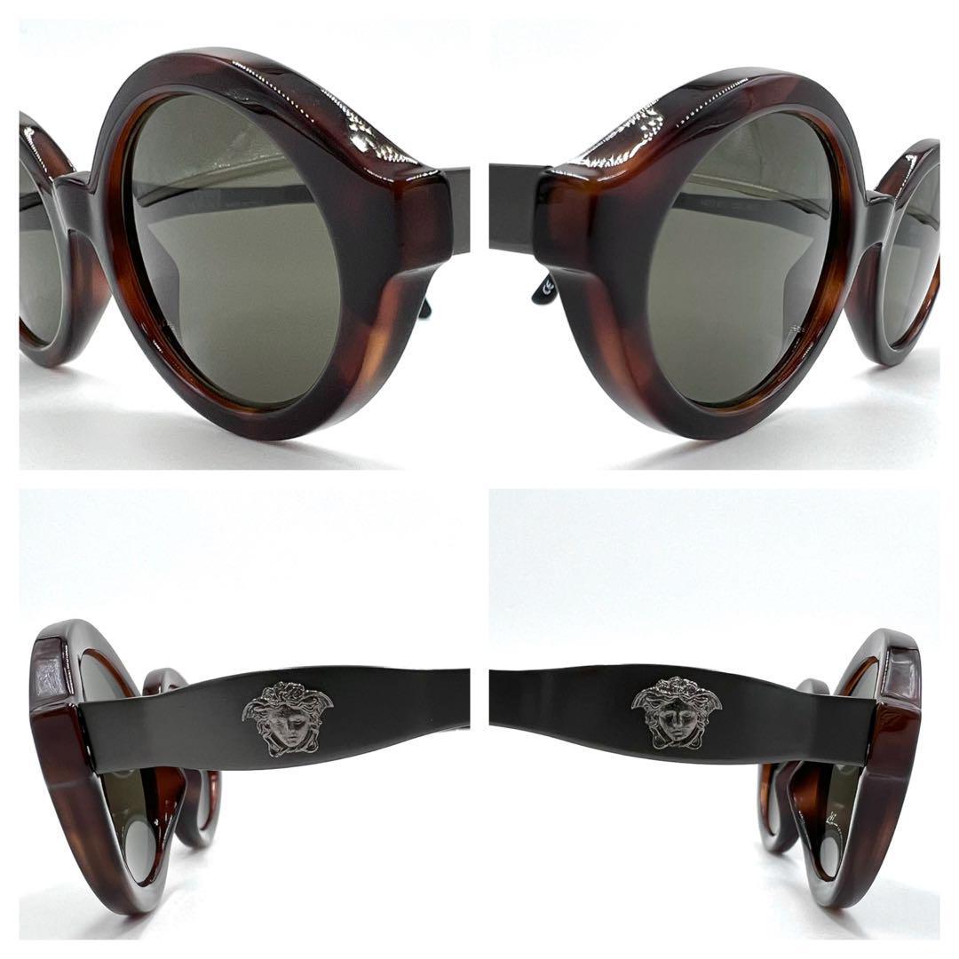 良好　ケース付　ジャンニヴェルサーチ メデューサ サングラス ブラウン　鼈甲 良好 ケース付 ジャンニヴェルサーチ メデューサ サングラス ブラウン