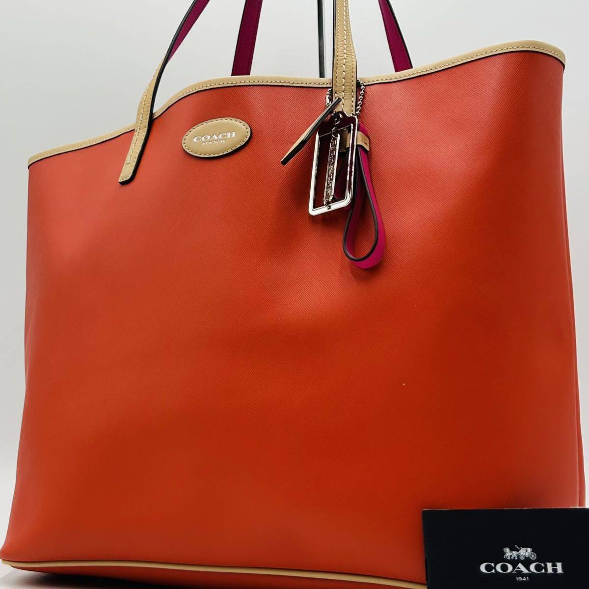 COACH コーチ トートバッグ 1円～入手困難品定価10万円 定価10万