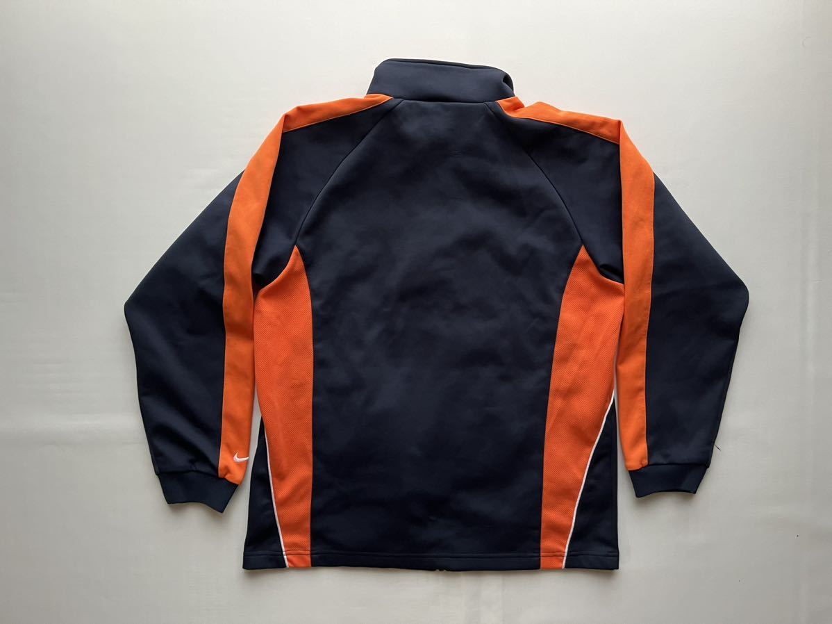 Nike DRI-FIT ランニング上下セット 黒/オレンジ NIKE DRI FIT メンズ M ネイビー オレンジ スウォッシュ ロゴ ジャージ