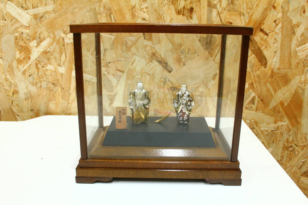 KG10143　銀細工置物　純銀　武比古作　約20㎝×21.5㎝×13㎝　中古品