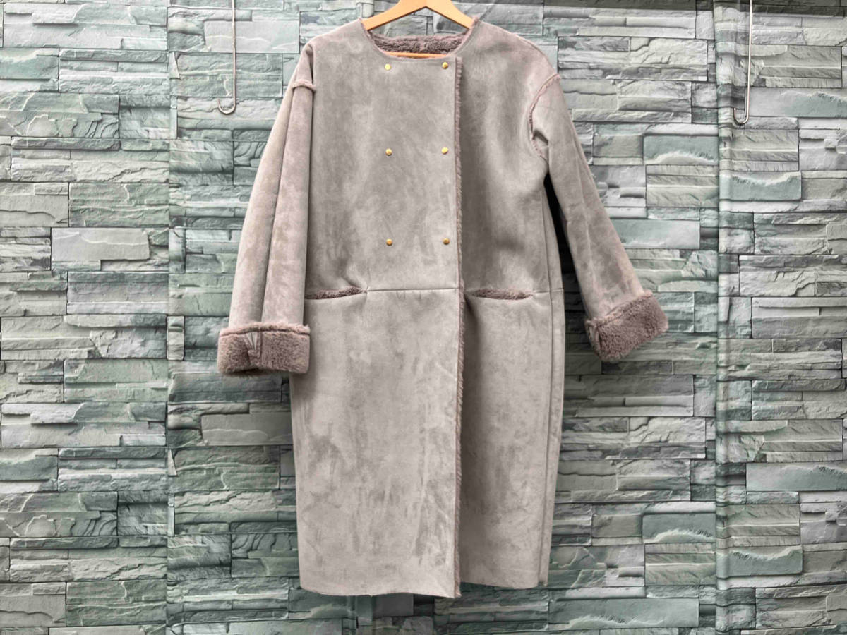 kelen(カレン)／LKL17FJK9／フェイクムートンコート／グレー／Mサイズ