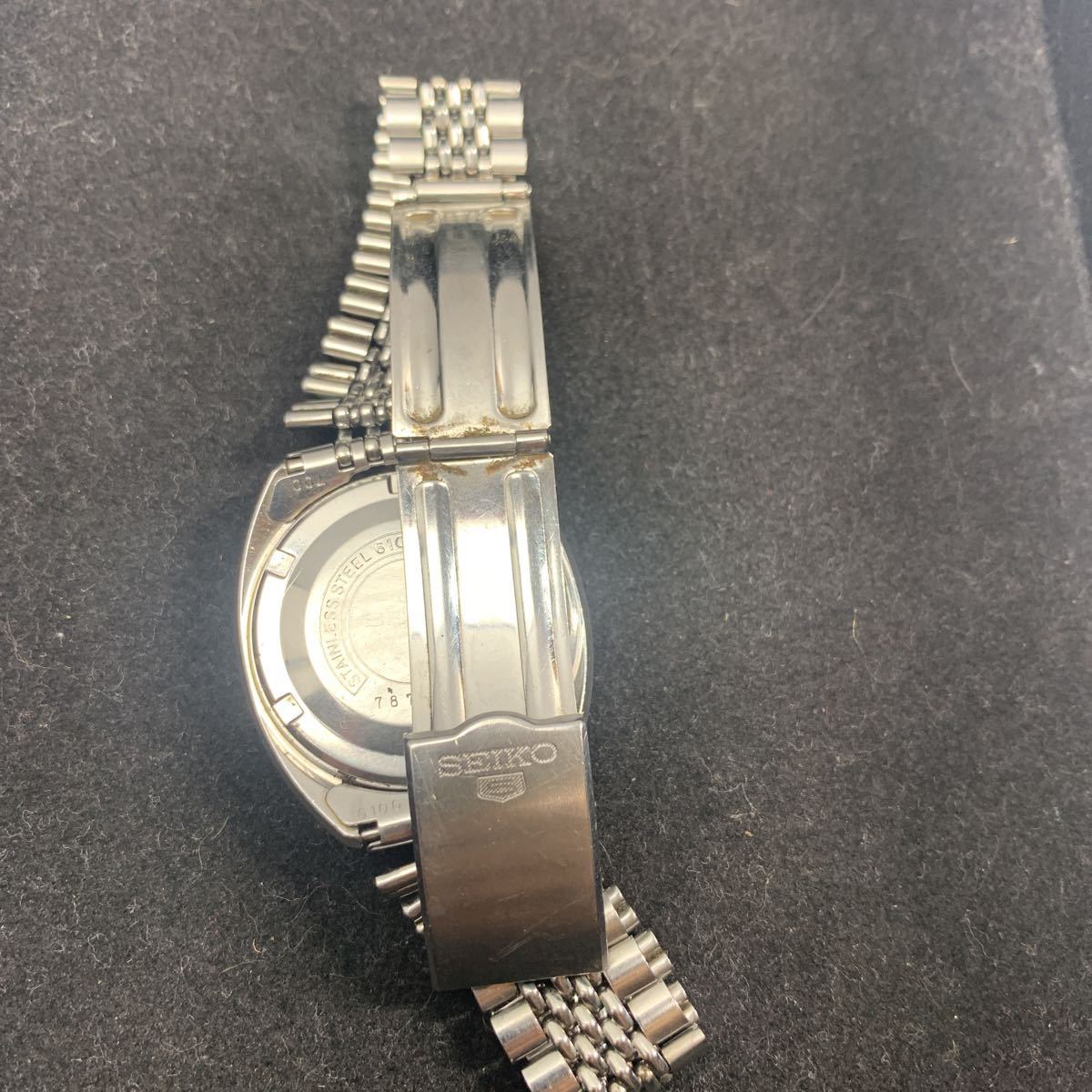 1円〜 自動巻き 腕時計 SEIKO セイコー5 DX デラックス 25石 6106-7000 