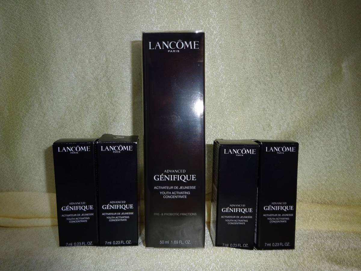  LANCOME/ランコム 美容液 5個 ジェニフィック アドバンスト N 50ml 1本/ミニ 7ml x ４本(美容液)｜売買されたオークション情報、yahooの商品情報をアーカイブ公開 - オークファン 基礎化粧品