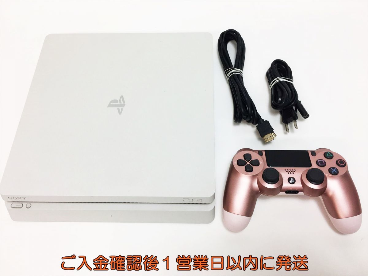 1円】PS4 本体/コントローラー セット CUH-2100B ホワイト 1TB ゲーム 
