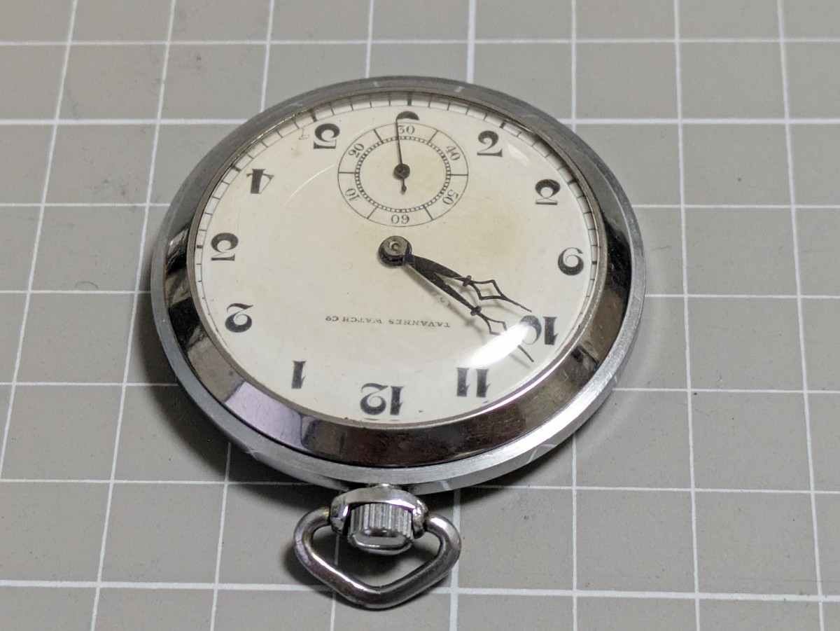 稼働品 16石 タバン 懐中時計 手巻き ムーブメント Tavannes