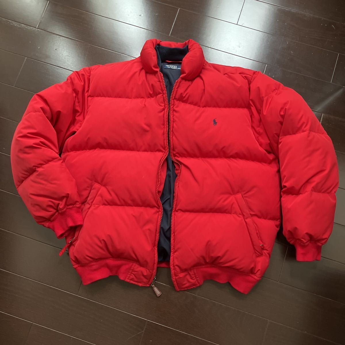 ラルフローレンダウンジャケット RALPH LAUREN ビンテージL肉厚 極暖