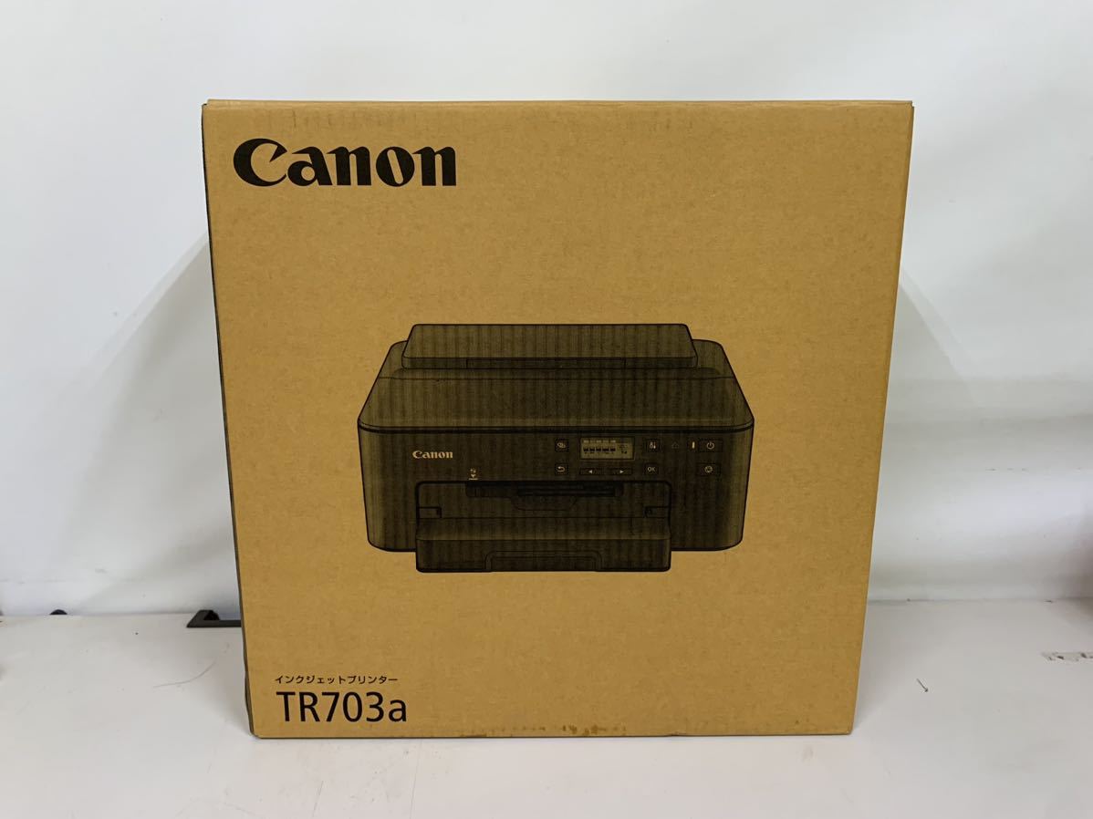 ● 未使用品 Canon キャノン インクジェットプリンター TR703a 黒 ブラック 複合機 