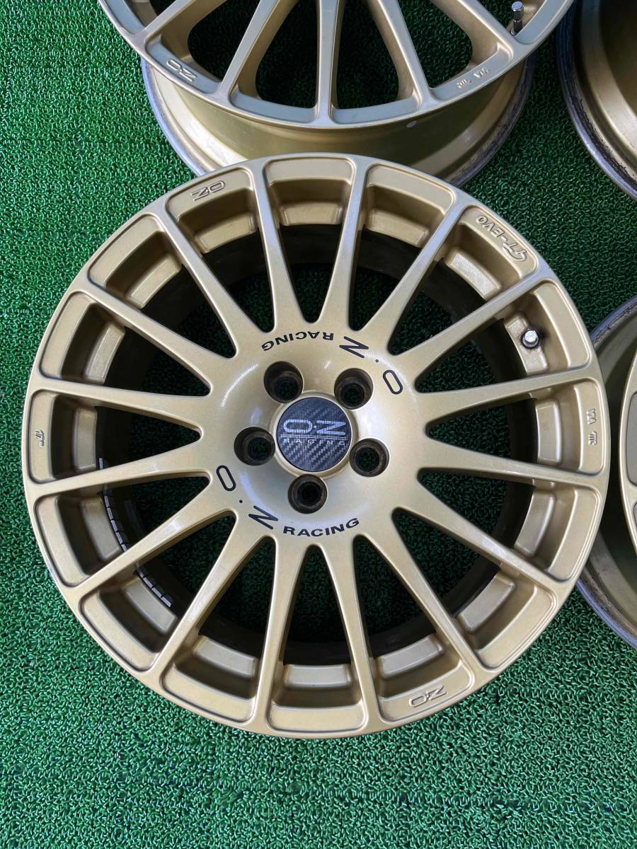 社外 OZ RACING GT-EVO アルミ ホイール 18 インチ 7.5J +48 5H PCD100 