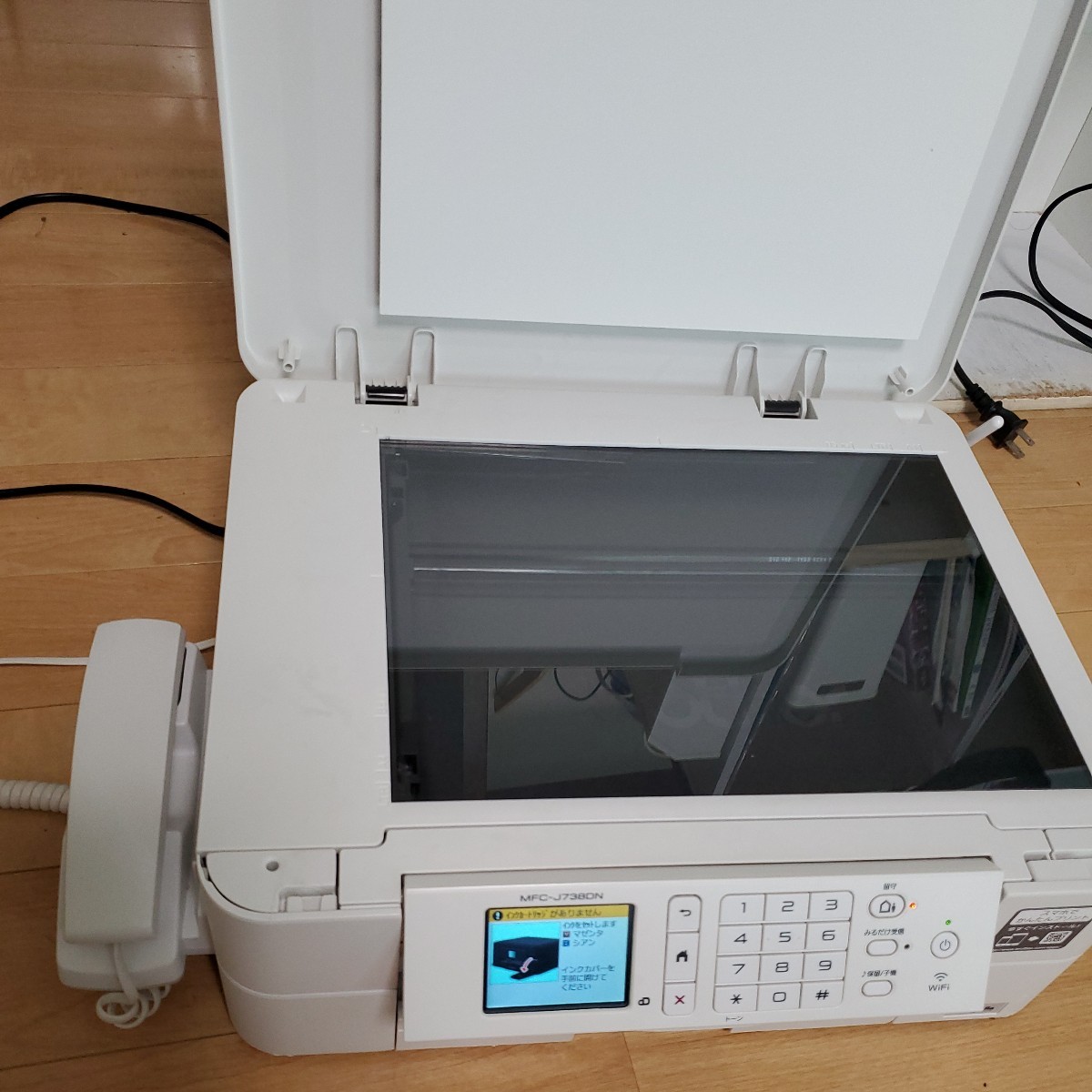 brother ブラザー プリンター ジャンク品 MFC-J738DN 通電しました