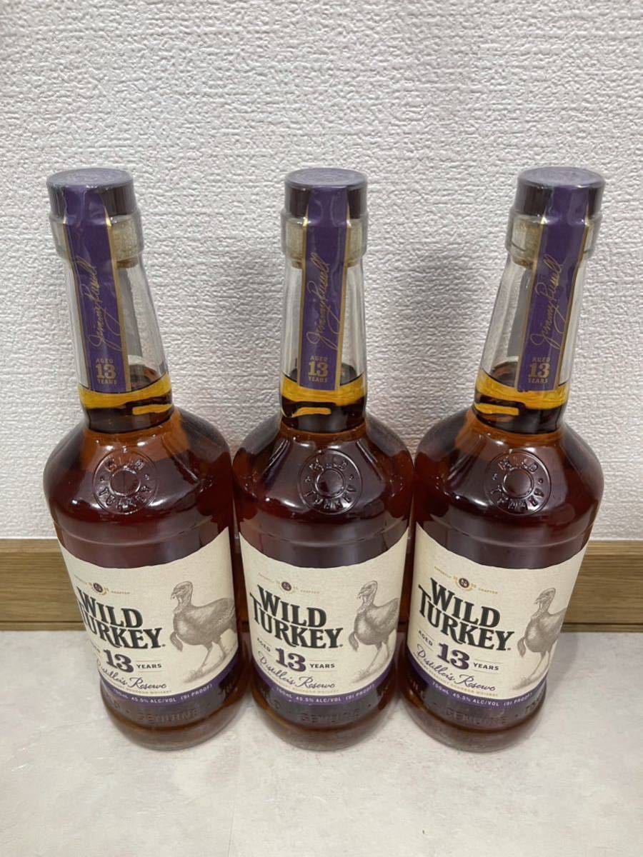 ワイルドターキー13年 バーボン 生産終了 3本セット ワイルド