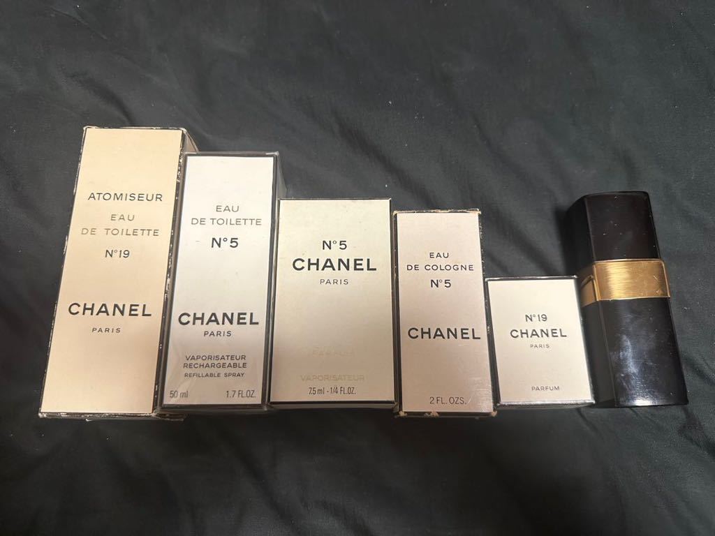 CHANEL シャネル 香水 6個 中古品 NO.5 NO.19 