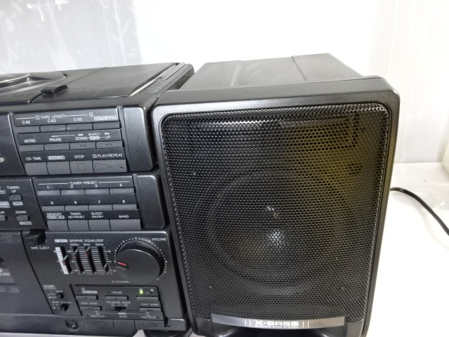 OS-93/シャープSHARP バブルラジカセ QT-X8 CD ステレオ ダブル