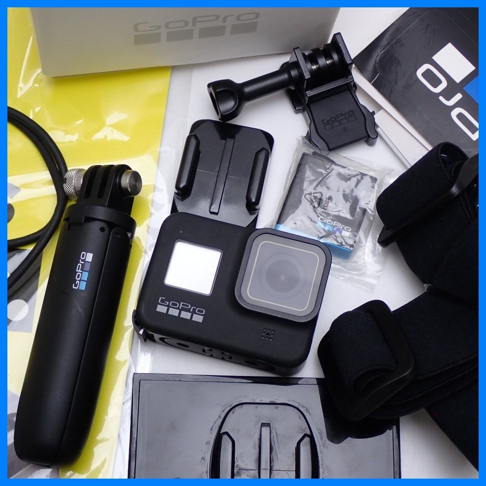 ★GoPro/ゴープロ HERO8 Black アクションカメラ CHDHX-802-FW/動作品/付属品多数/映像機器&0438400005