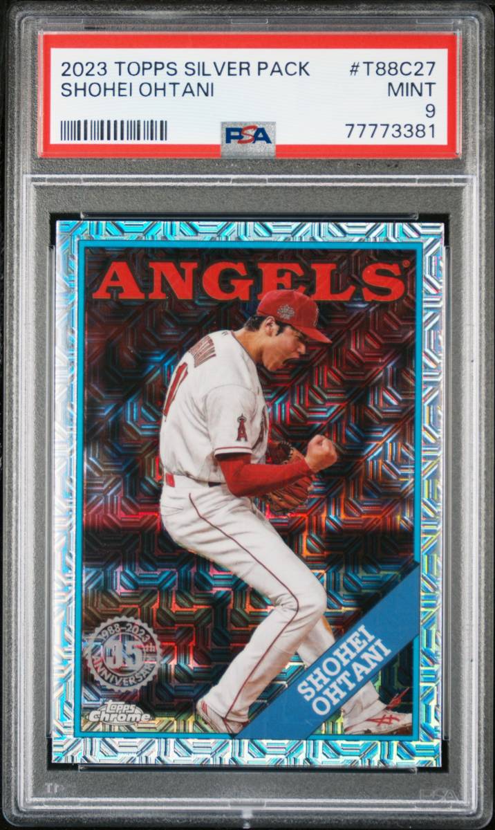 【PSA9】2023 Topps silver pack mojo 大谷翔平 カード T88C27