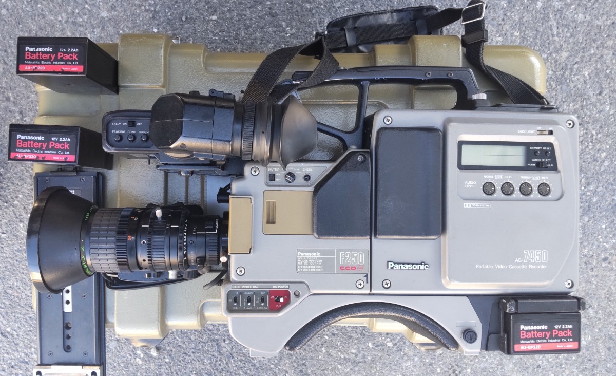 カメラ パナソニック業務用ビデオカメラWV-F250 AG-7450
