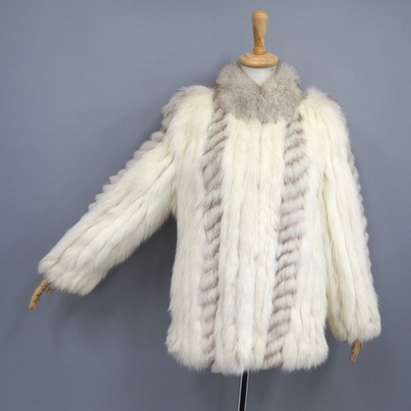 美品【 Moonbat Fur 】￥1～ レア 高級毛皮 シャドー×ブルーフォックス 