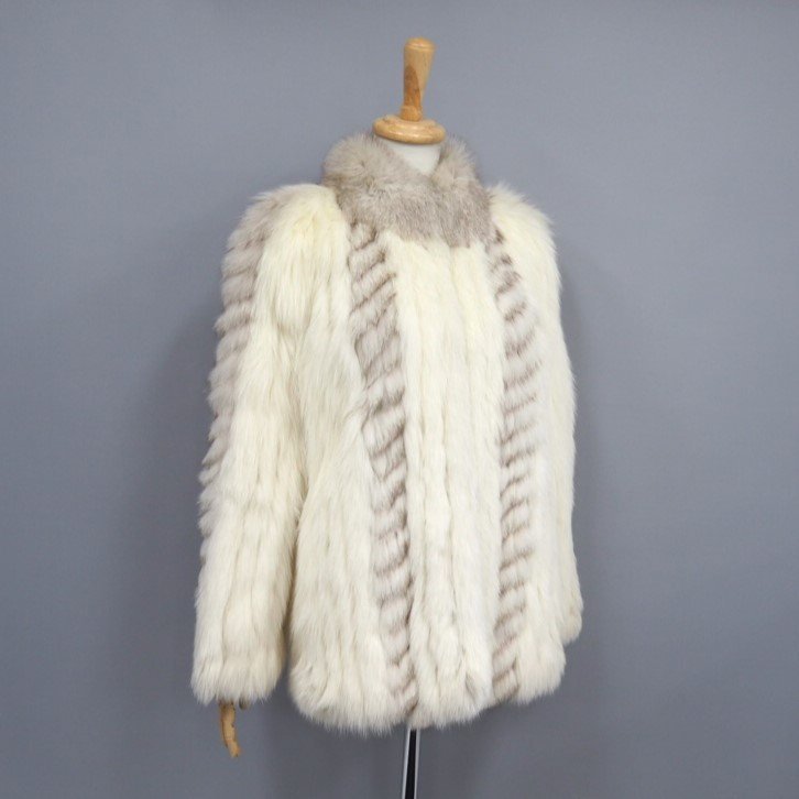 高級美品 MOONBAT FUR パステルミンク ファーコート 毛皮 11号 L