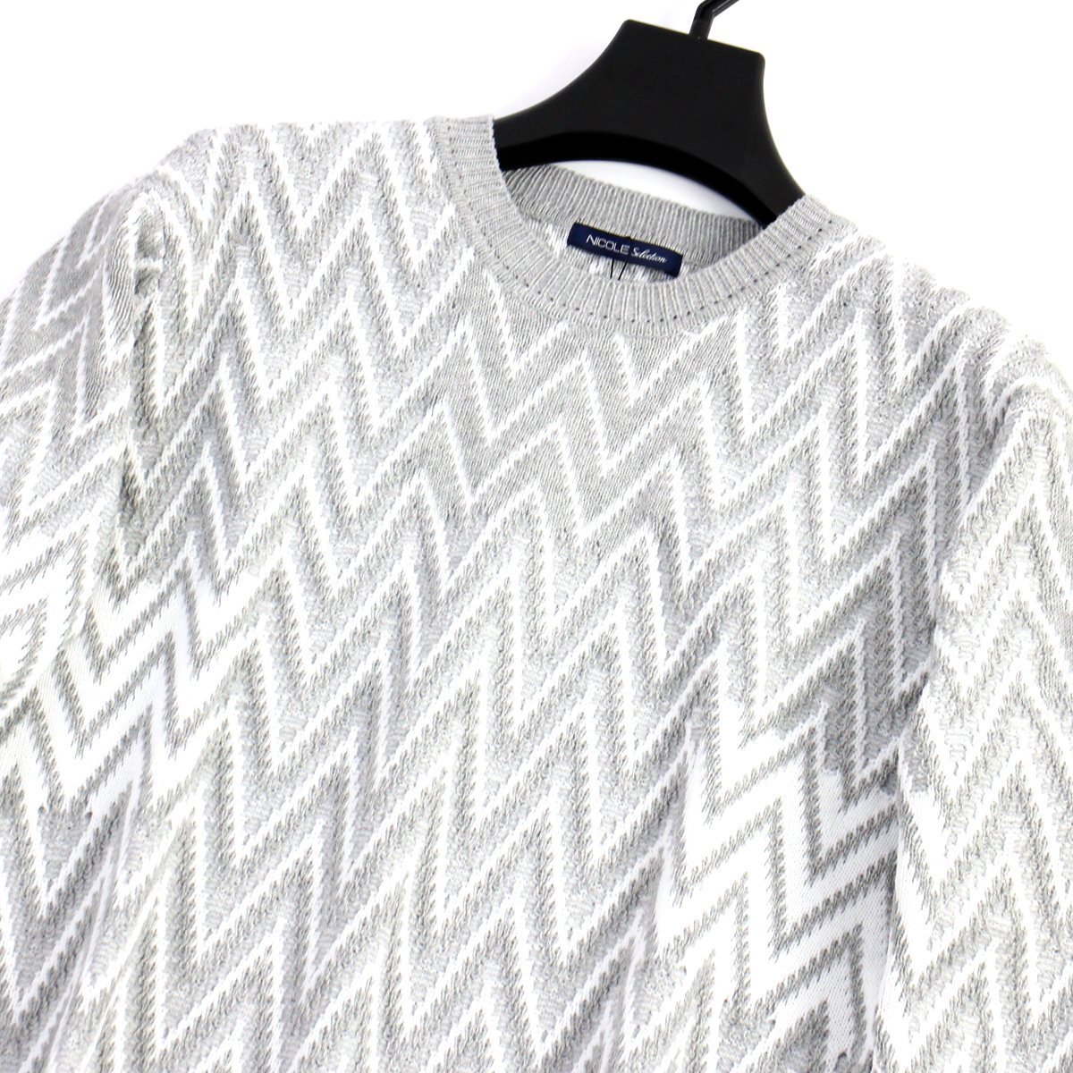 新品 秋冬 ニコル　ビキューレパイル ニット　50/XL　ボルドー　日本製 ウール混 パイルニット セーター HIDEAWAYS NICOLE 新品 ニット ニコル ピンク(白布タレ)&frasl;Z750FX Z400FX 本体