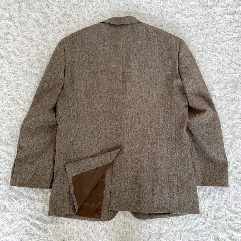 Island Tailor セットアップスーツ 3L ツイード ヘリンボーン