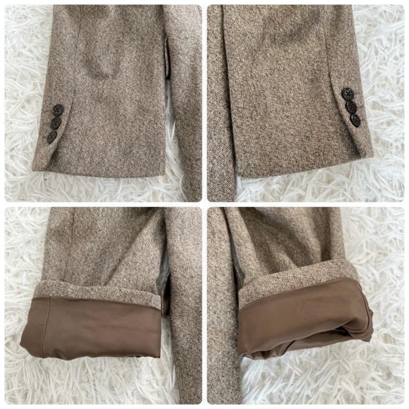 Island Tailor セットアップスーツ 3L ツイード ヘリンボーン