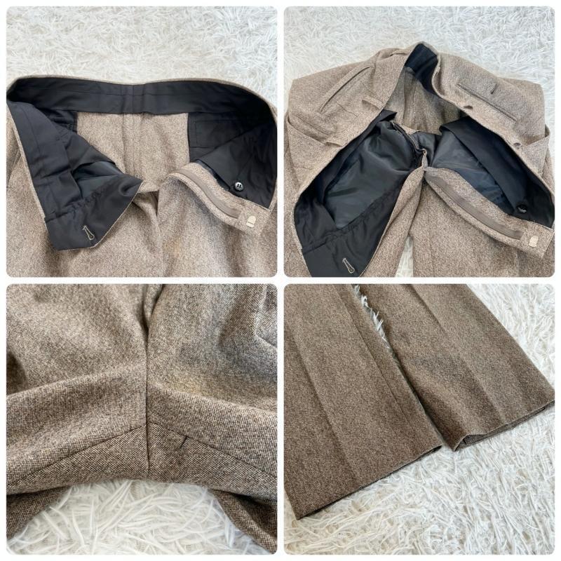 Island Tailor セットアップスーツ 3L ツイード ヘリンボーン