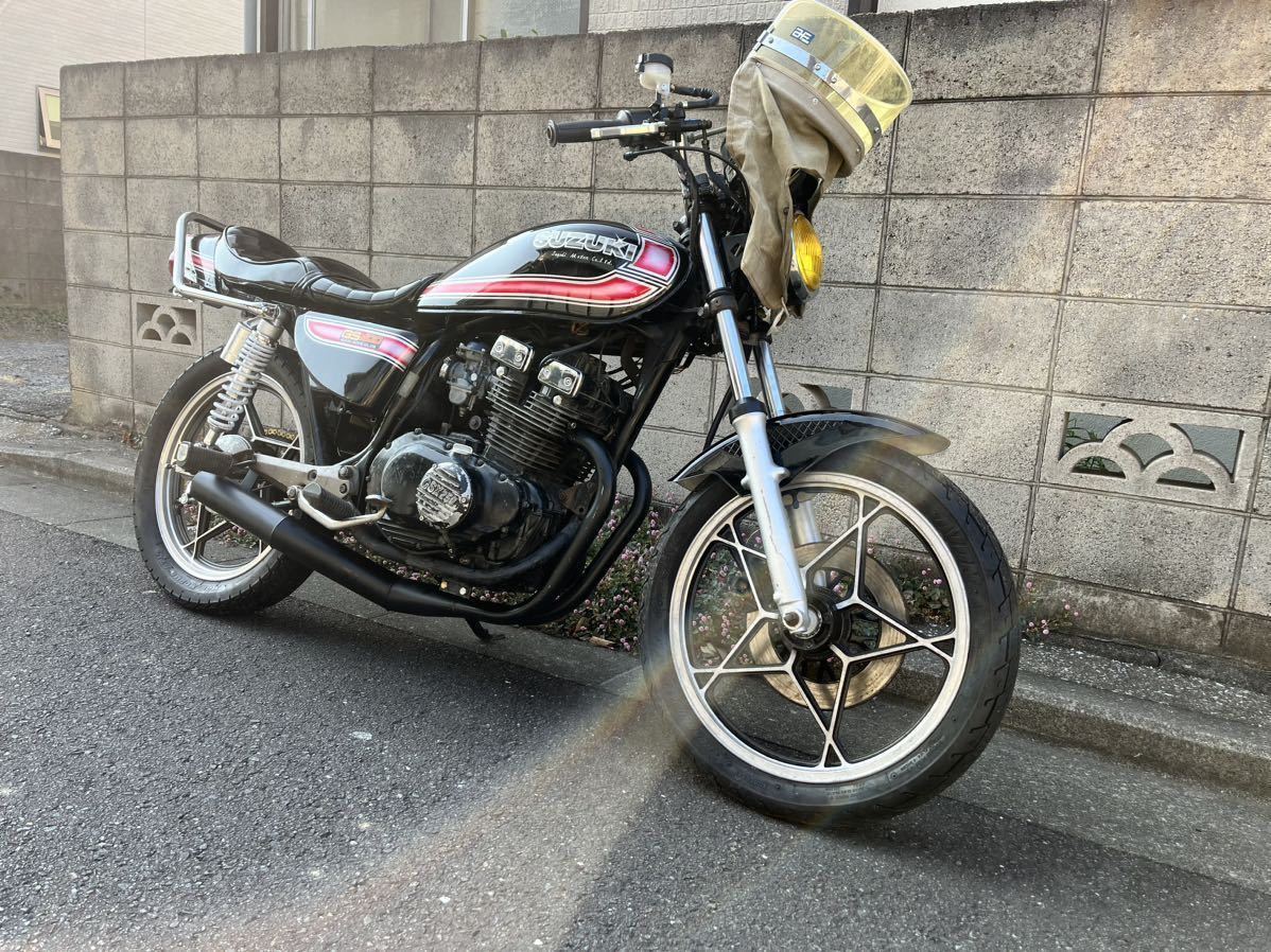 GSX250E ザリ ゴキ GS400 実働 完全再現！ 仕様 メッキ多数！ 検) GS 