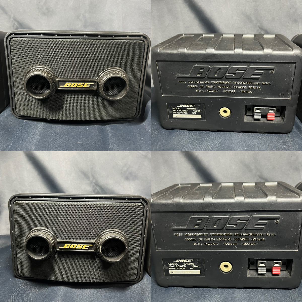 101MM BOSE スピーカー 中古品 1706Ⅱ 黒 BOSE スピーカーシステム
