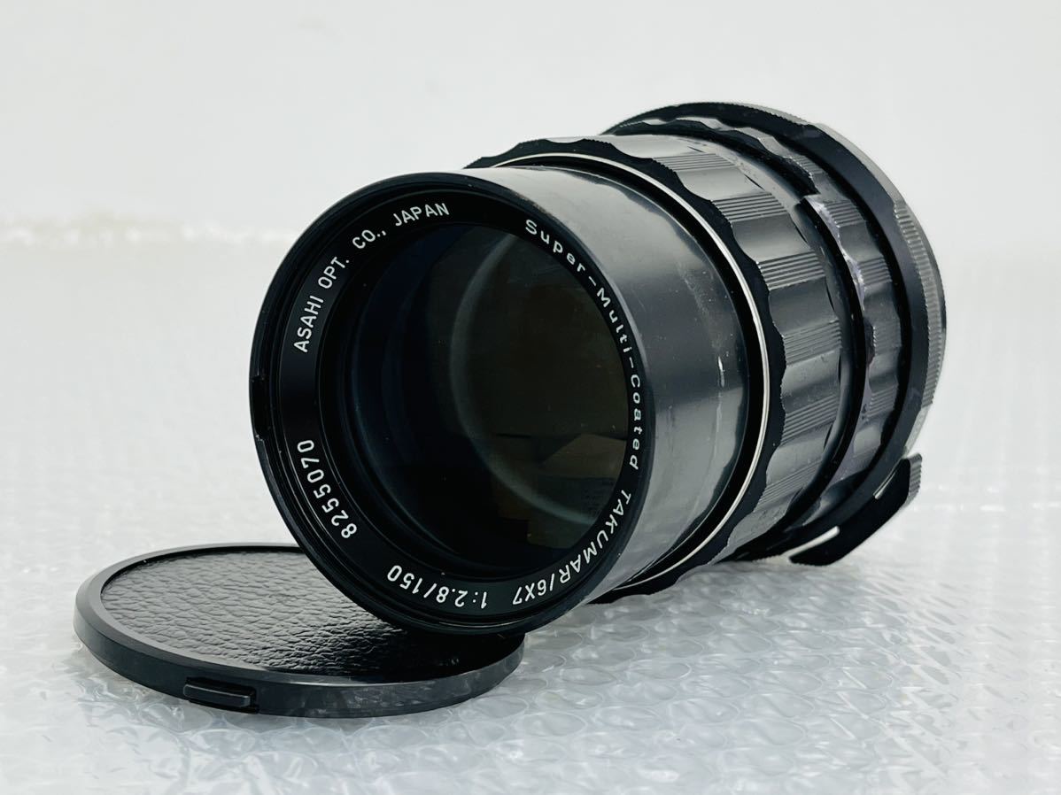 ♪ ASAHI Super-Multi-Coated TAKUMAR/6×7 1:2.8/150 カメラ レンズ