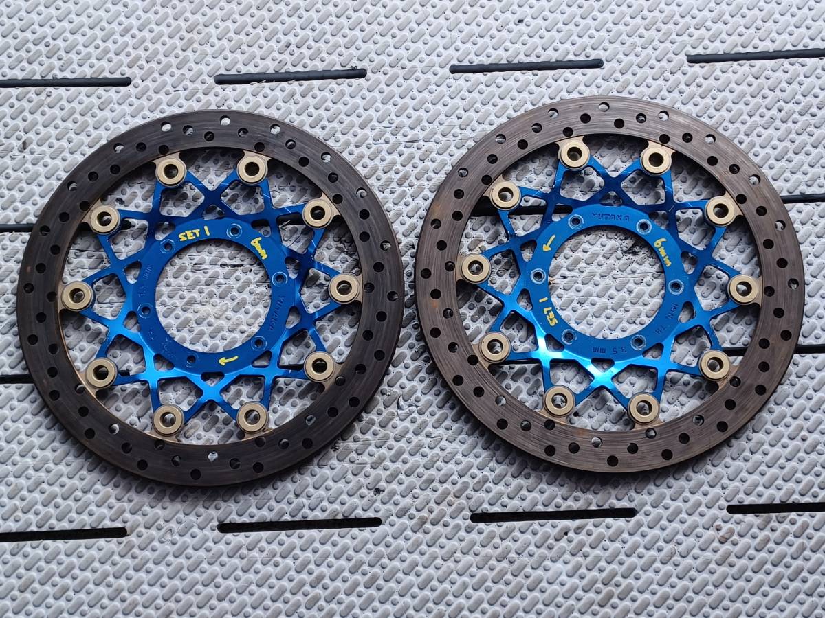 CBR600RR・PC37/PC40用・YUTAKAユタカ技研310パイ・6ミリディスク左右 