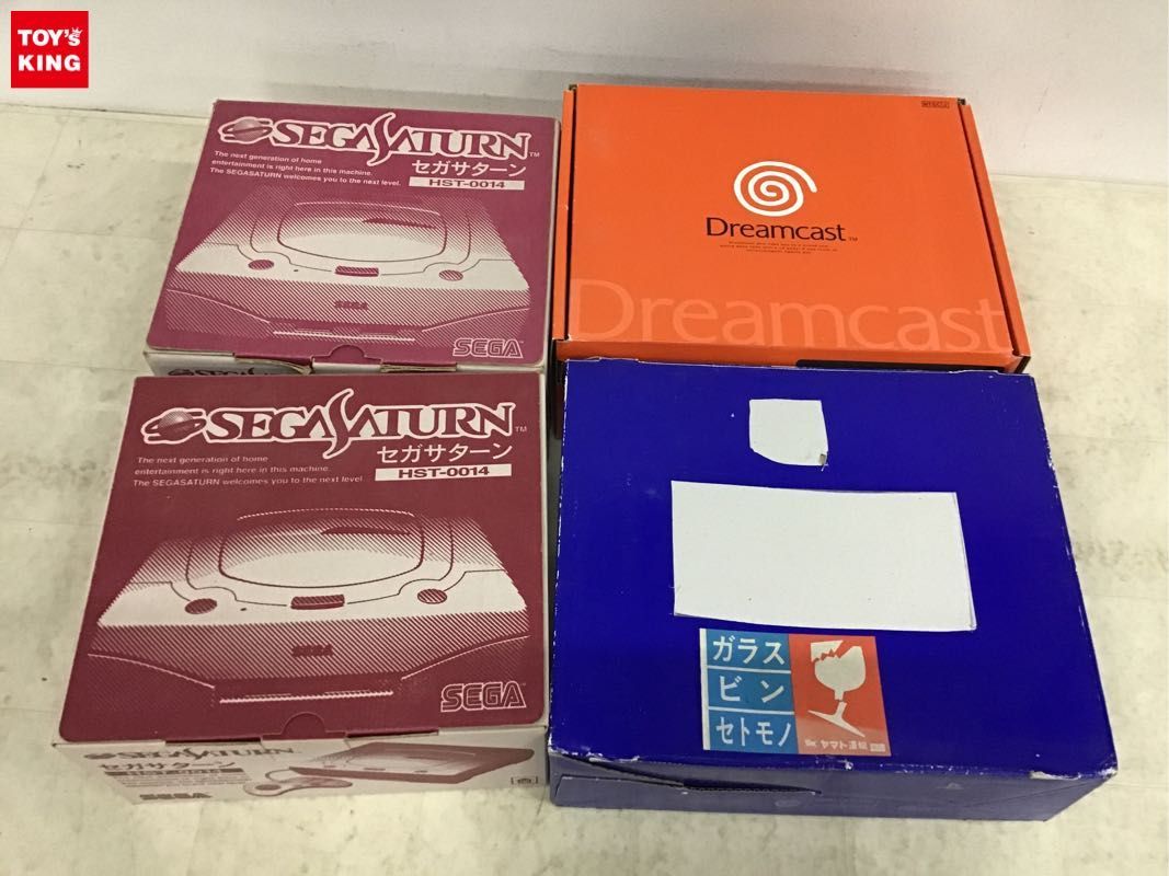 1円〜 同梱不可 ジャンク セガサターン 本体、PlayStation2 本体、ドリームキャスト 本体
