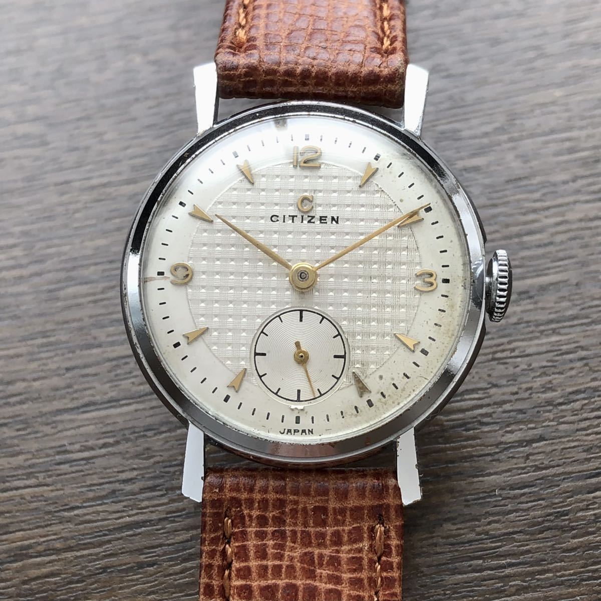 CITIZEN シチズン F-戦後II型 1949年 昭和24年 〜 1950年代 ツートーン 