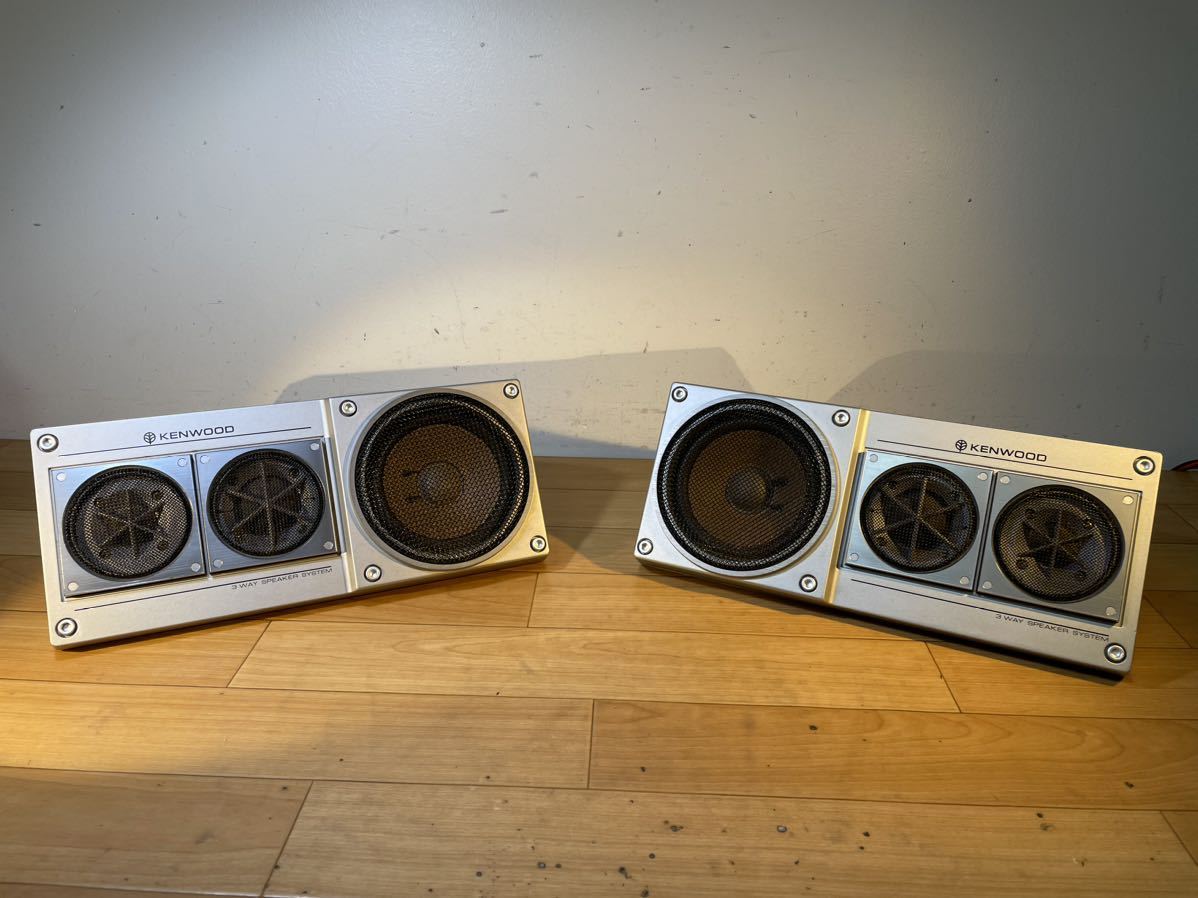 KENWOOD KSC-901 据置スピーカー 旧ロゴ 当時物、旧車、イカリング