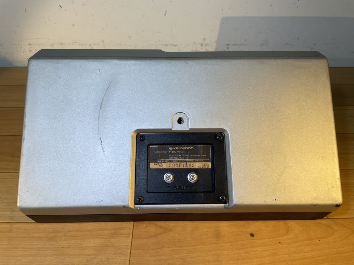 KENWOOD KSC-901 据置スピーカー 旧ロゴ 当時物、旧車、イカリング