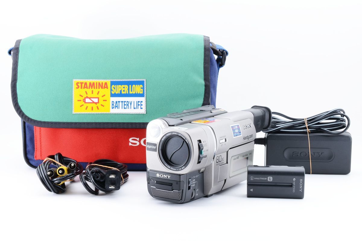 ソニー CCD-TRV80PK G100072☆SONY CCD-TRV80 ビデオカメラ 8mmビデオ