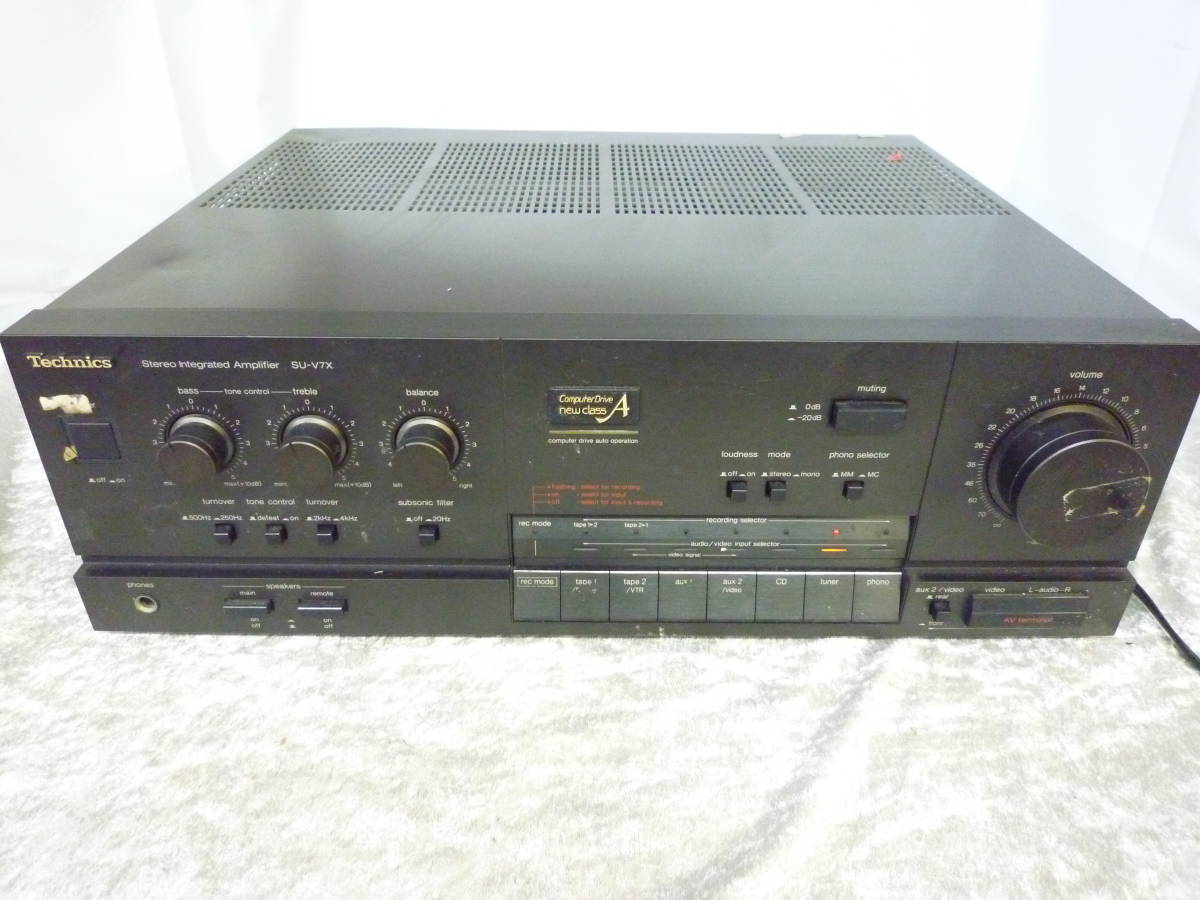 □ Technics テクニクス SU-9600 プリアンプ 音出し確認済 中古 現状品