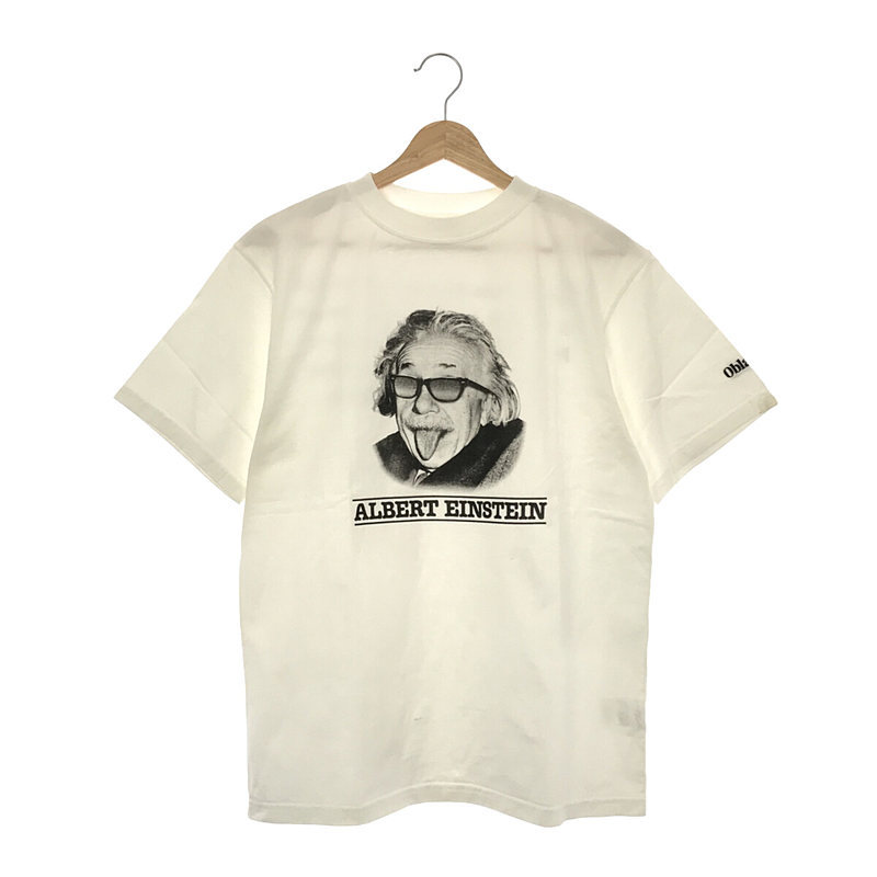 【美品】 oblada / オブラダ | 2023SS | アインシュタイン Tシャツ | F | ホワイト | レディース