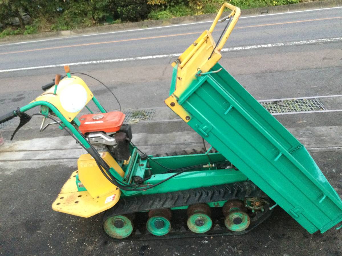 運搬車 クローラ BFP400 手動ダンプ ガソリンエンジン中古